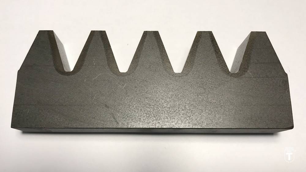 SEZIONE CREMAGLIERA – TEMPRA FIANCO E FONDO DENTE